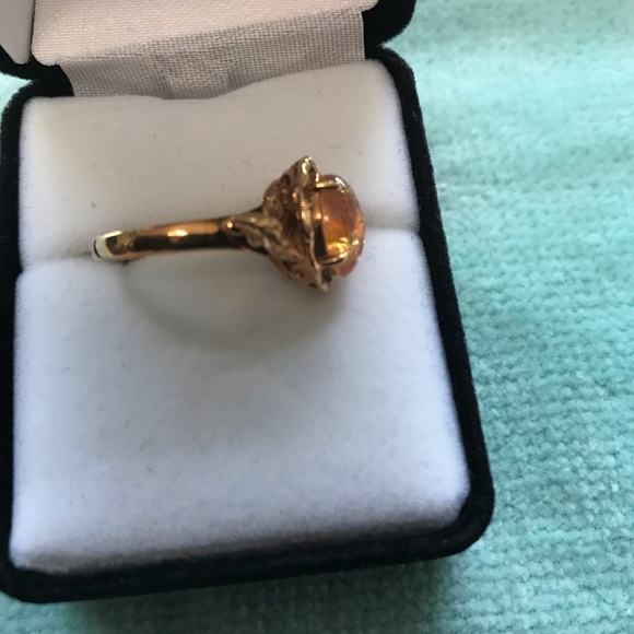 Lovely classic yellow opal ring 🌈 - Picture 2 of 4